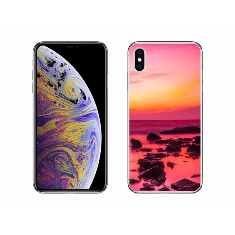 Zselés borítás mmCase iPhone XS Max készülékhez - tenger és ragyogás