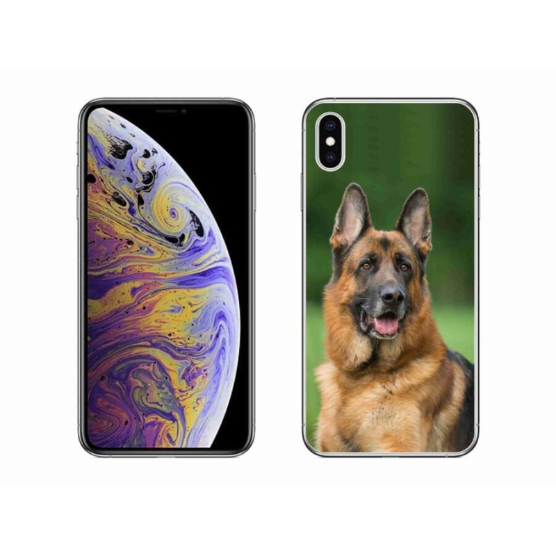 Gél borítás mmCase iPhone XS Max készülékhez - Német juhászkutya