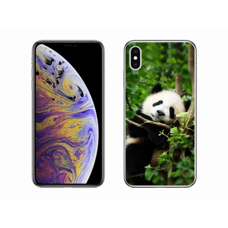 Gél borítás mmCase iPhone XS Max készülékhez - panda