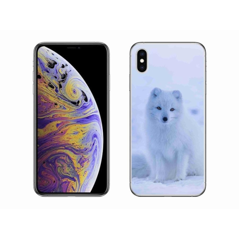 Zselés borítás mmCase iPhone XS Max készülékhez - sarki róka