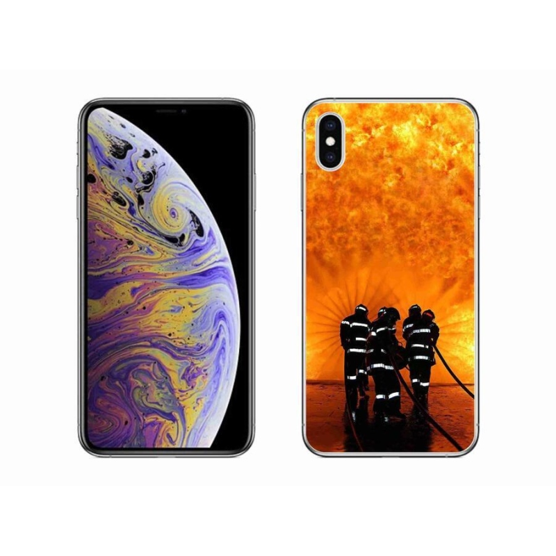 Zselés borítás mmCase iPhone XS Max készülékhez - tűz