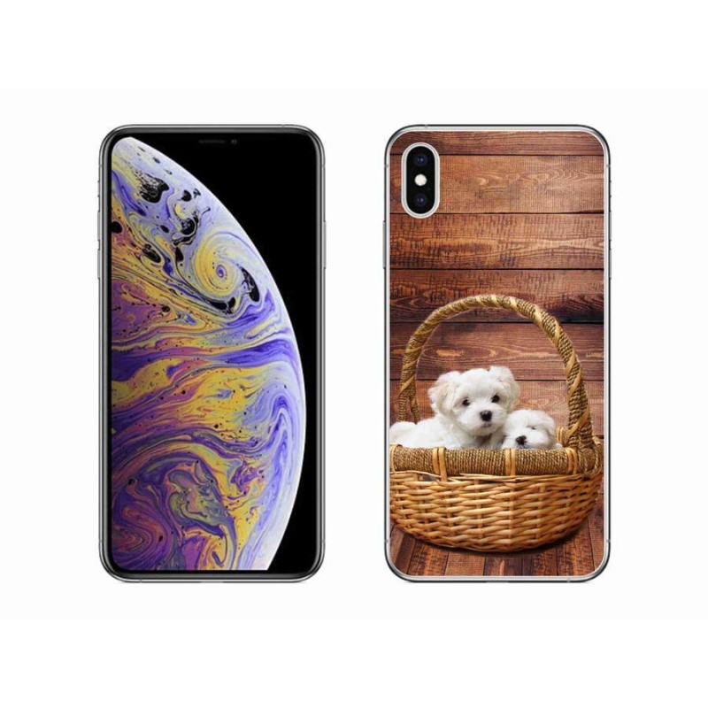 Gél borítás mmCase iPhone XS Max készülékhez - kiskutyák