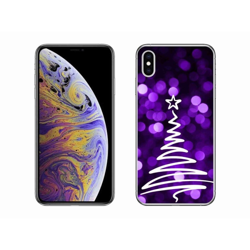 Gél borítás mmCase iPhone XS Max készülékhez - fa