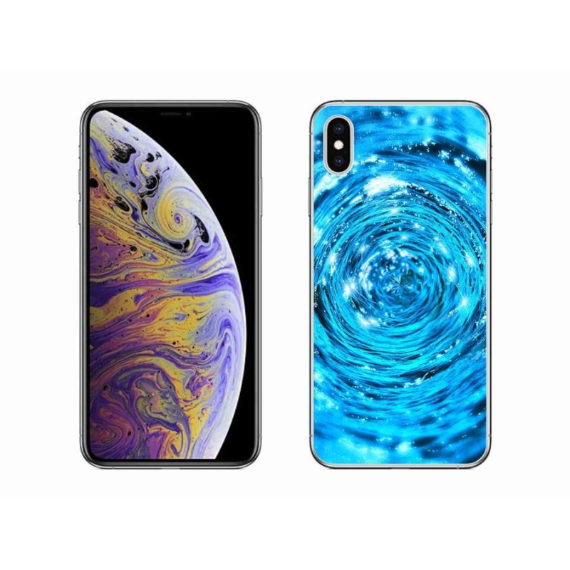 Zselés borítás mmCase iPhone XS Max készülékhez - water vortex