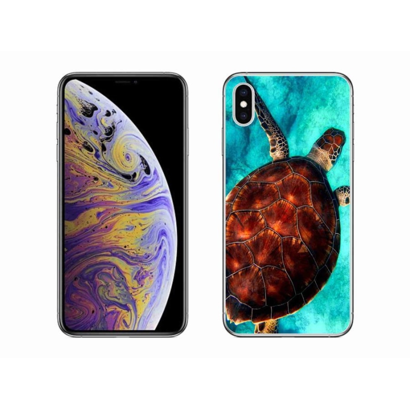 Gél borítás mmCase iPhone XS Max készülékhez - teknősbéka