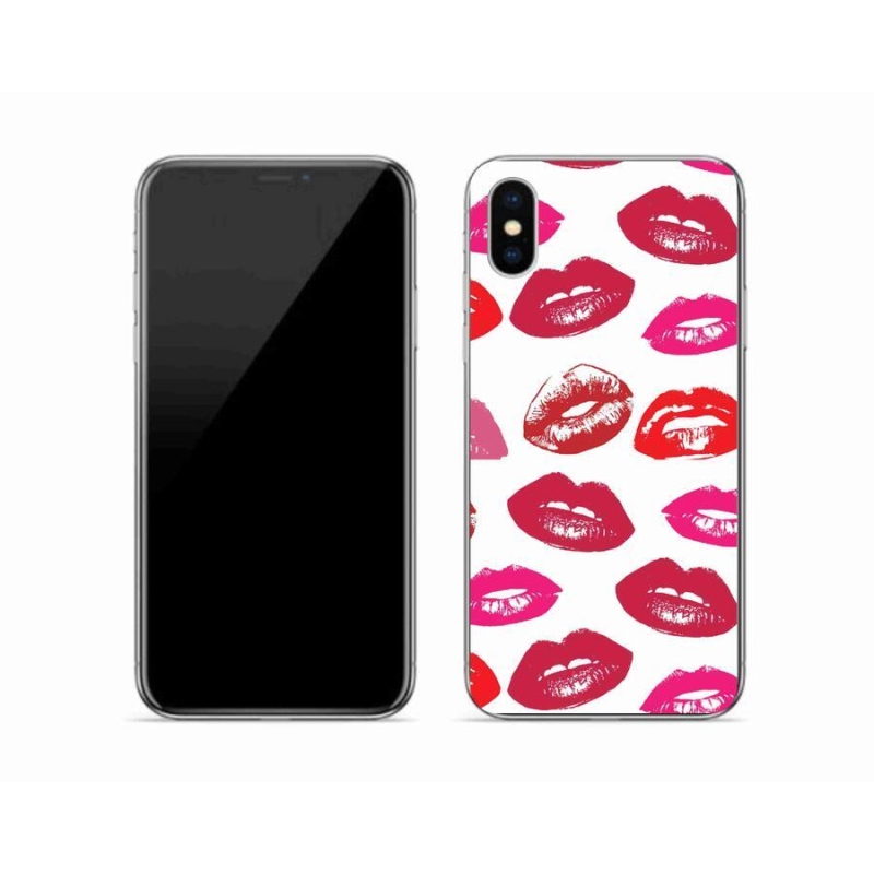 Zselés borítás mmCase iPhone XS készülékhez - ajkak