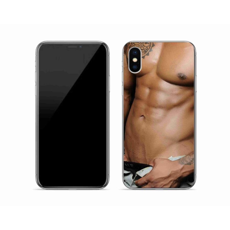 Gél borítás mmCase iPhone XS készülékhez - szexi férfi