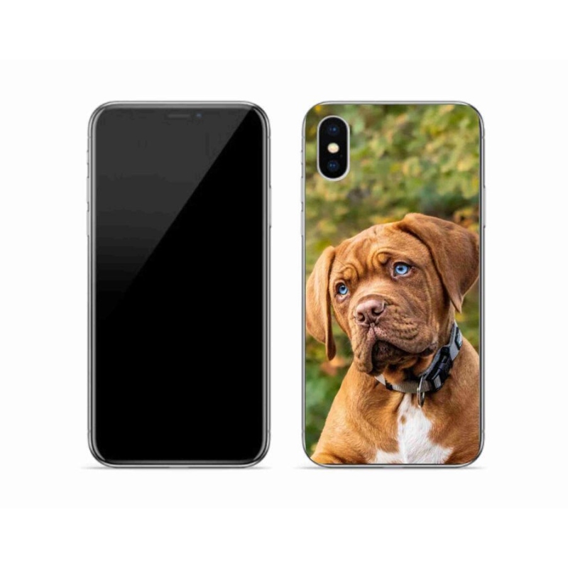Gél borítás mmCase iPhone XS készülékhez - kölyökkék