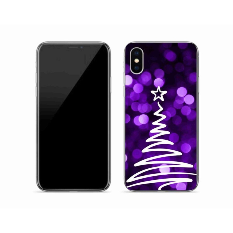 Zselés borítás mmCase iPhone XS készülékhez - fa