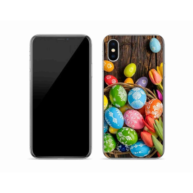 Gél borítás mmCase iPhone XS készülékhez - Húsvéti tojás