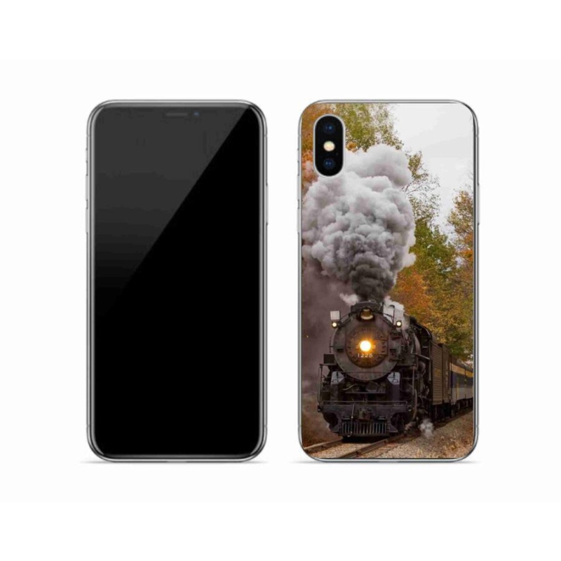 Zselés borítás mmCase iPhone XS készülékhez - Train 1