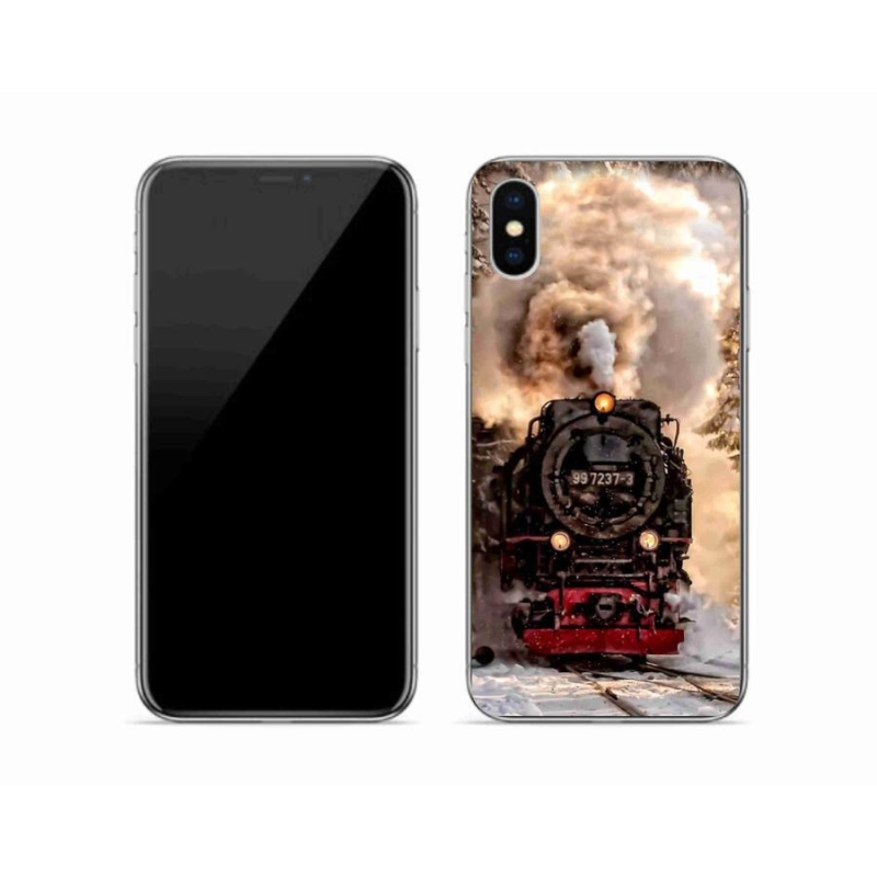 Zselés borítás mmCase iPhone XS készülékhez - vonat