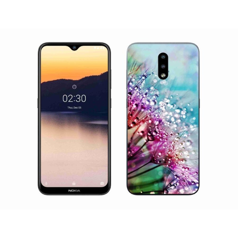 Gél borító mmCase mobiltelefonhoz Nokia 2.3 - színes virágok