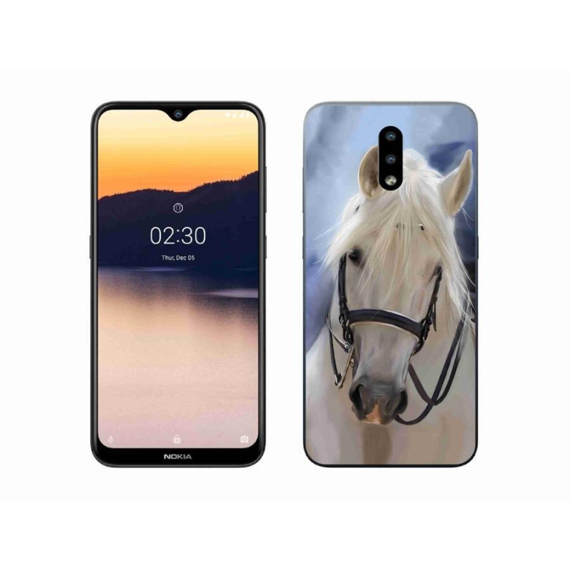 Zselés tok mmCase a Nokia 2.3 készülékhez - fehér ló