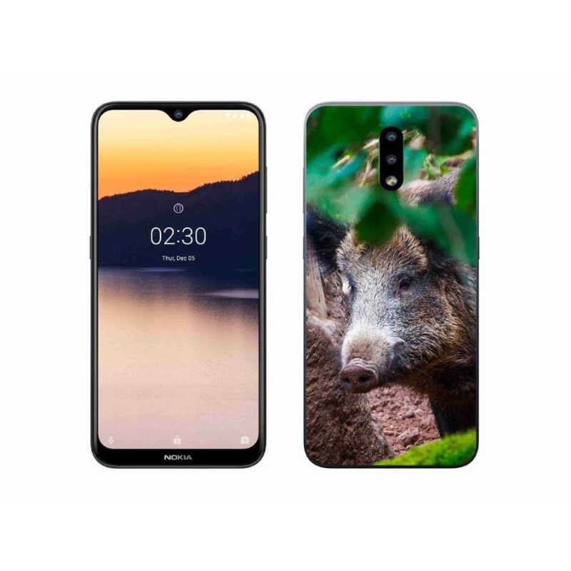 Zselés borító mmCase mobiltelefonhoz Nokia 2.3 - vaddisznó