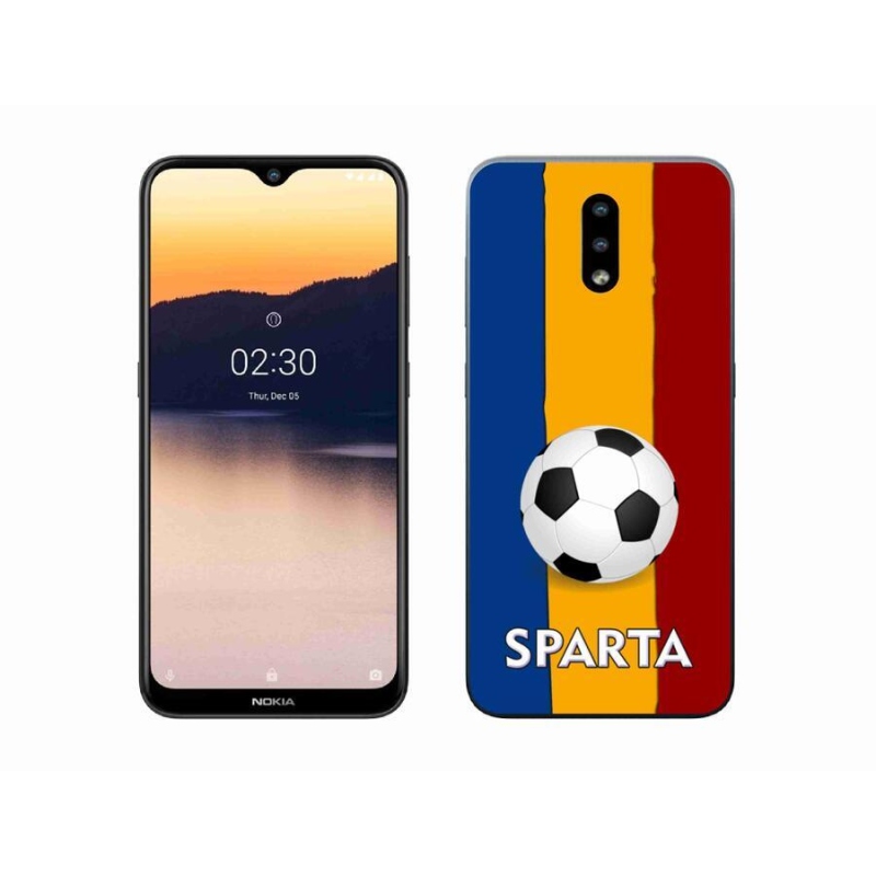 Zselés borítás mmCase mobiltelefonhoz Nokia 2.3 - futball 1