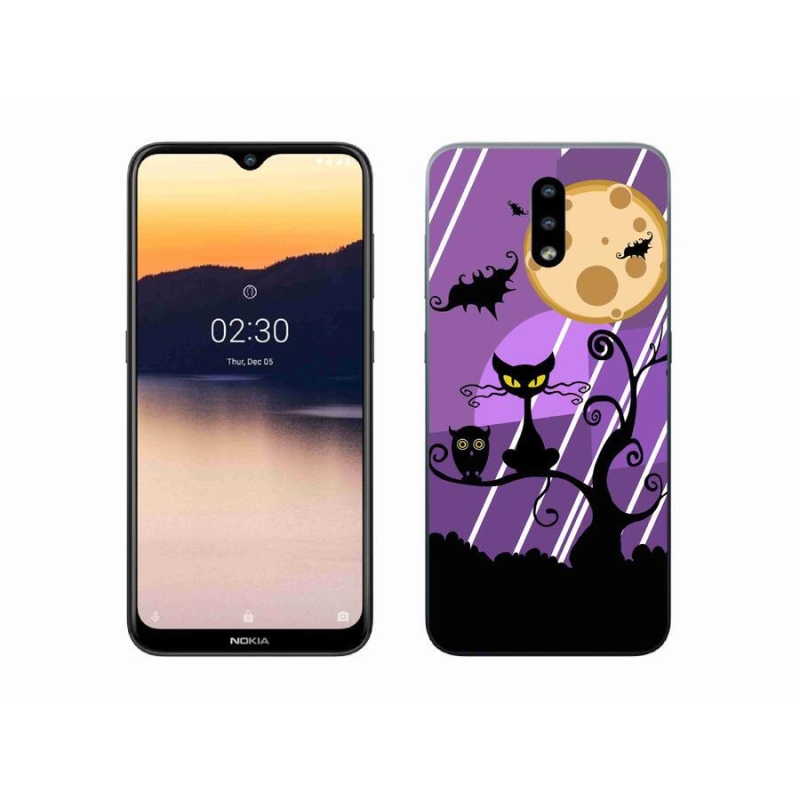 Zselés borító mmCase mobiltelefonhoz Nokia 2.3 - halloween