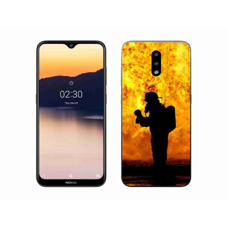 Zselés borítás mmCase a Nokia 2.3 készülékhez - tűzoltó