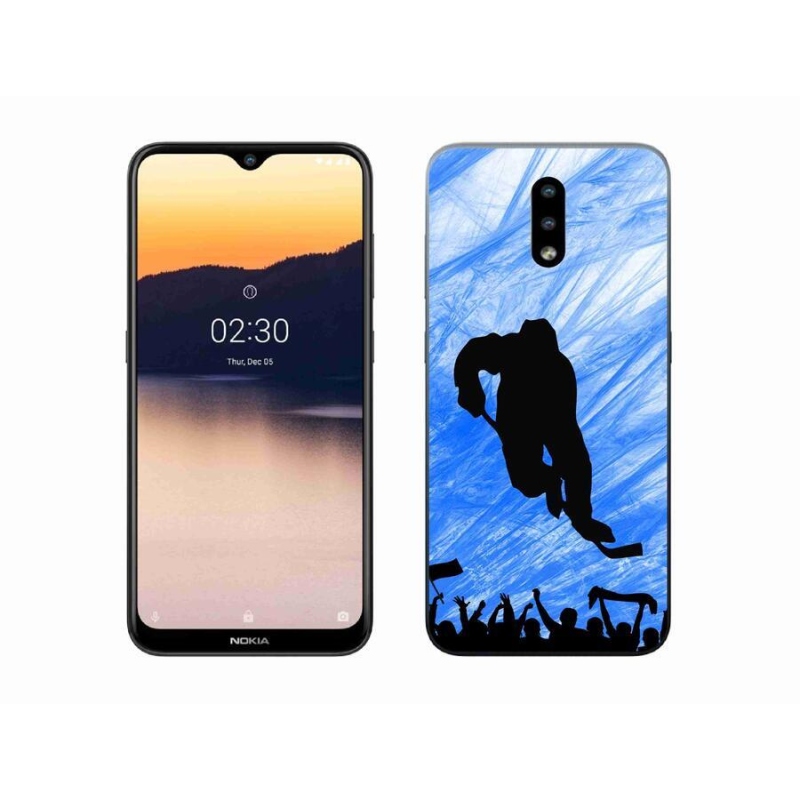 Gél borítás mmCase mobiltelefonhoz Nokia 2.3 - hokijátékos