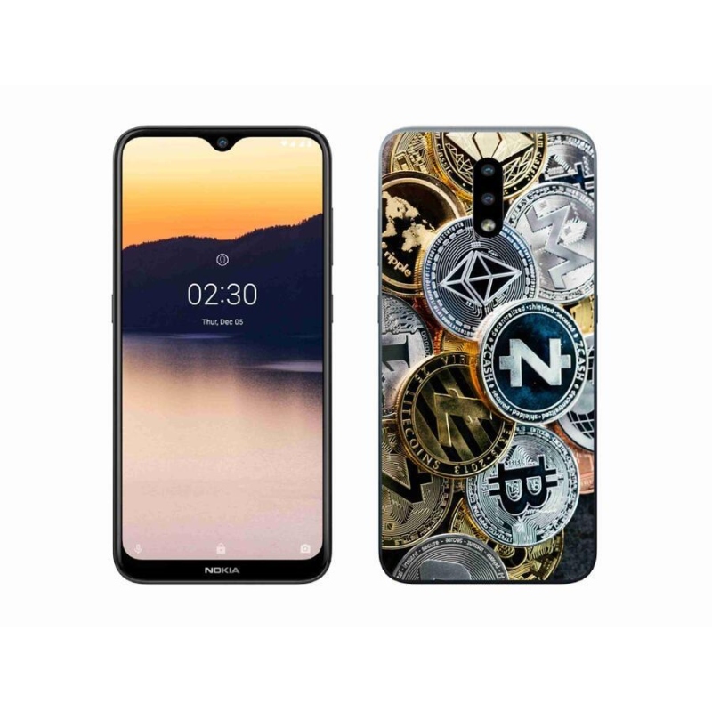Gél borító mmCase a Nokia 2.3 számára - kriptovaluták