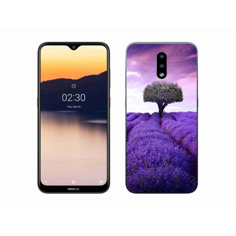 Zselés tok mmCase a Nokia 2.3 készülékhez - levendula rét