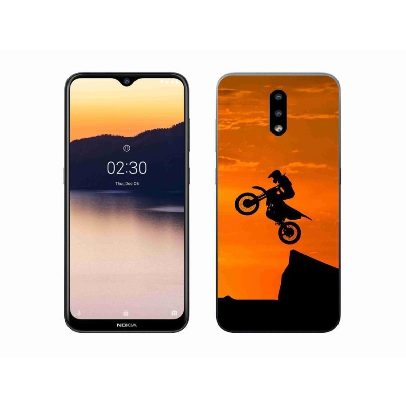 Gél borító mmCase mobiltelefonhoz Nokia 2.3 - motocross