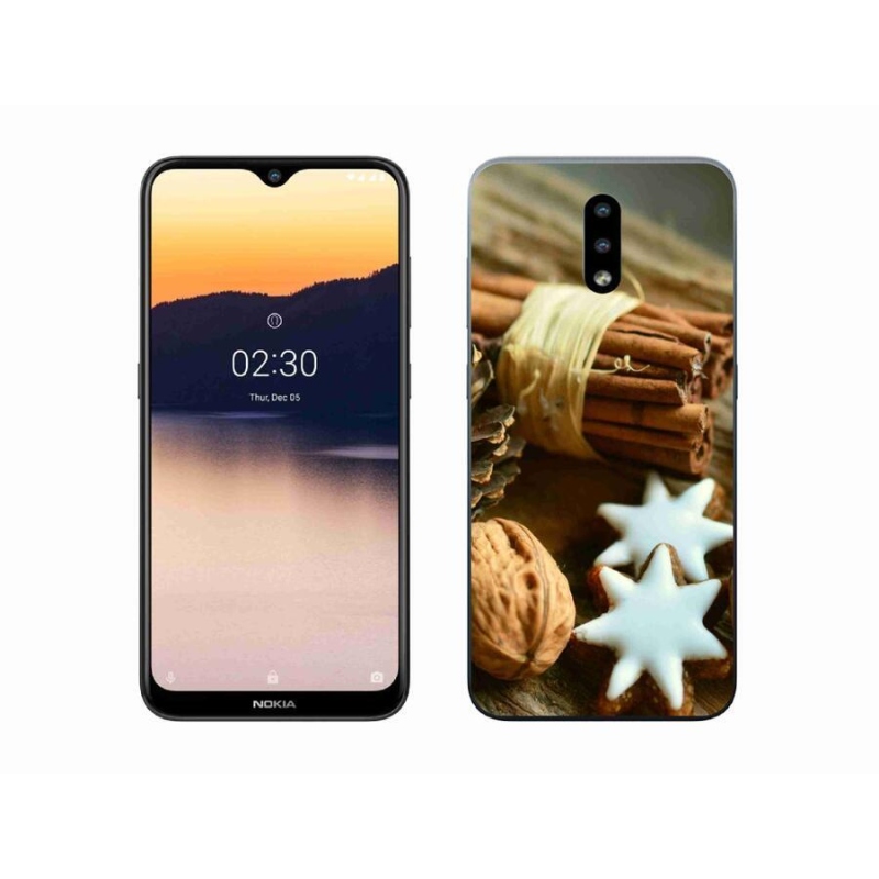 Zselés borítás mmCase a Nokia 2.3 készülékhez - fahéj és mézeskalács