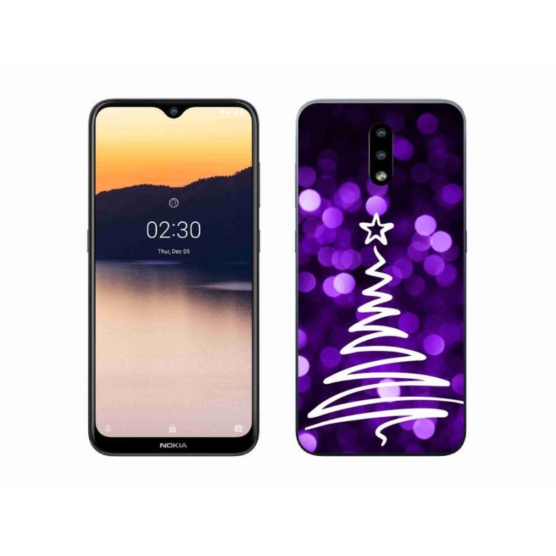 Zselés borítás mmCase a Nokia 2.3 készülékhez - fa