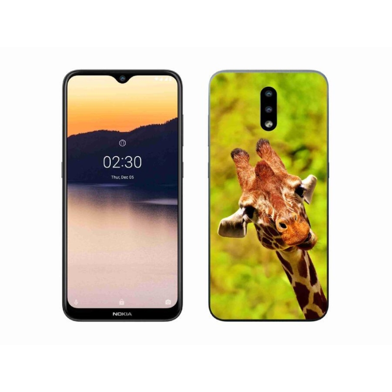 Zselés borítás mmCase a Nokia 2.3 készülékhez - zsiráf