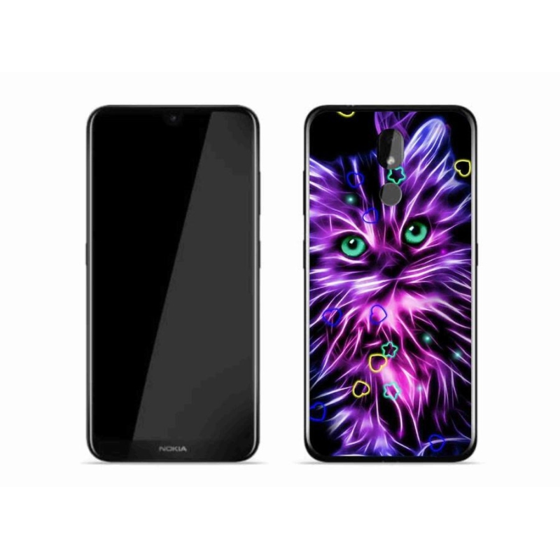 Zselés borító mmCase a Nokia 3.2 készülékhez - absztrakt macska