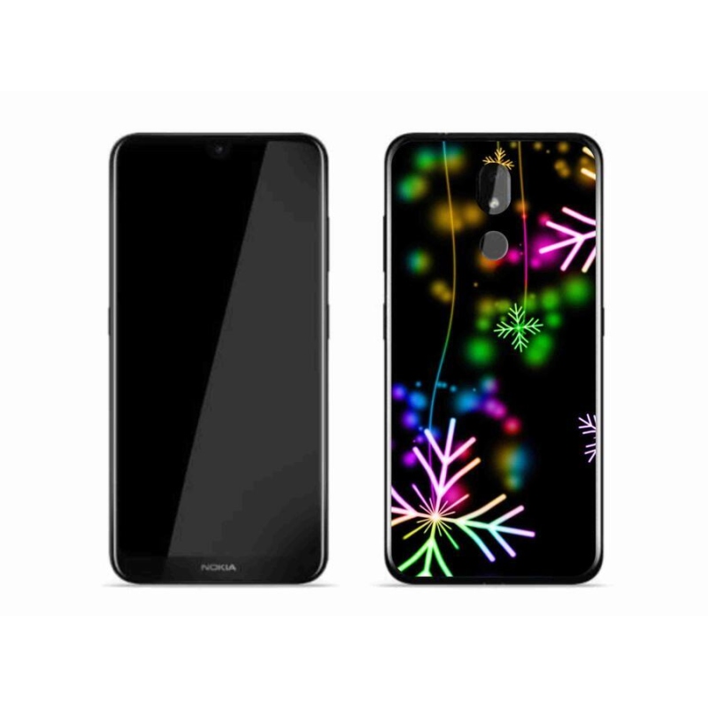 Zselés borítás mmCase mobiltelefonhoz Nokia 3.2 - színes pelyhek