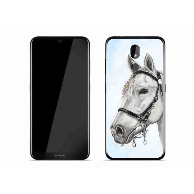Zselés tok mmCase Nokia 3.2 - fehér ló 1