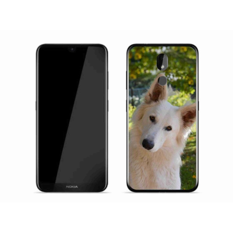 Zselés borítás mmCase Nokia 3.2 - fehér svájci juhász 1