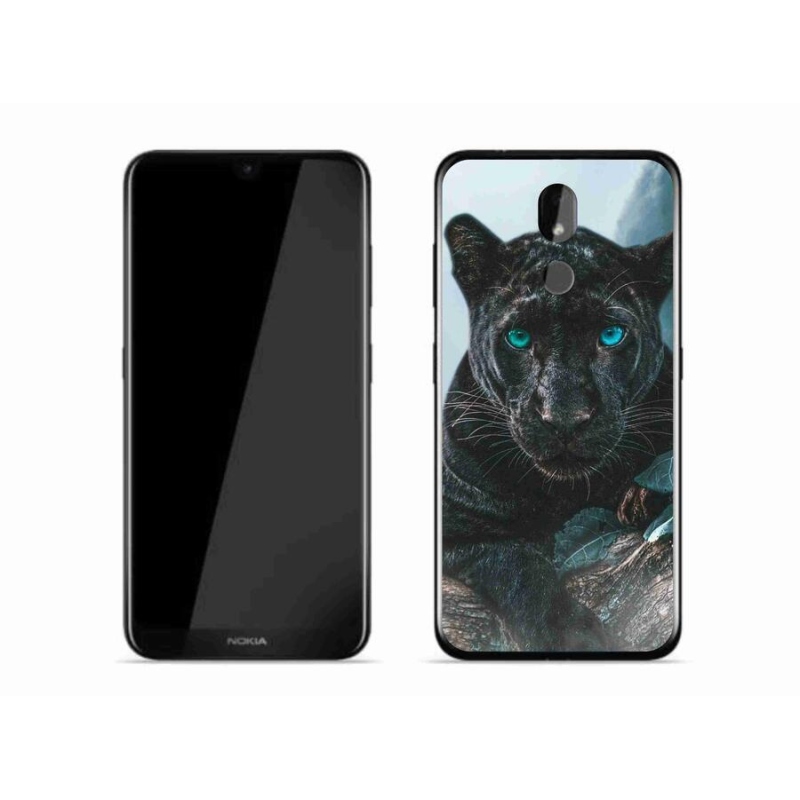 Gél borítás mmCase a Nokia 3.2 készülékhez - fekete párduc