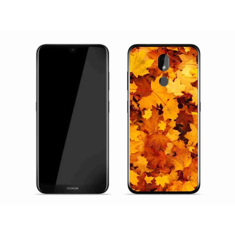 Zselés borítás mmCase a Nokia 3.2 készülékhez - juharlevelek