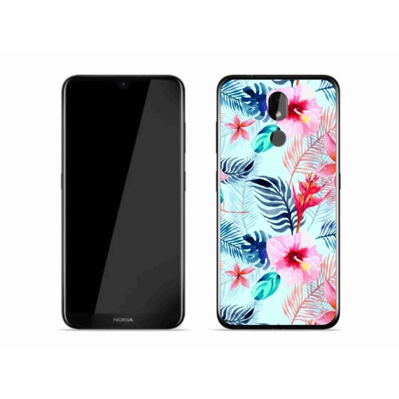 Zselés borító mmCase mobiltelefonhoz Nokia 3.2 - virágok