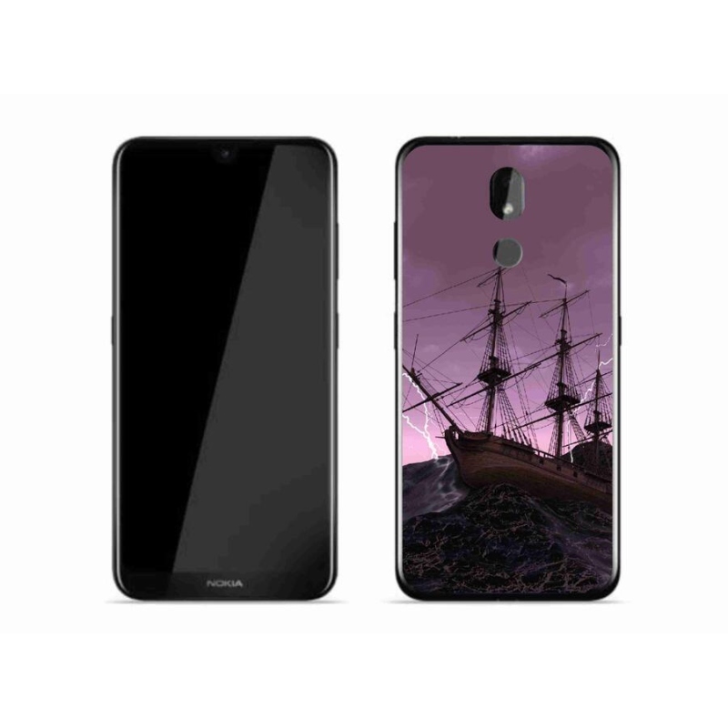 Zselés borítás mmCase a Nokia 3.2 készülékhez - hajó a viharban