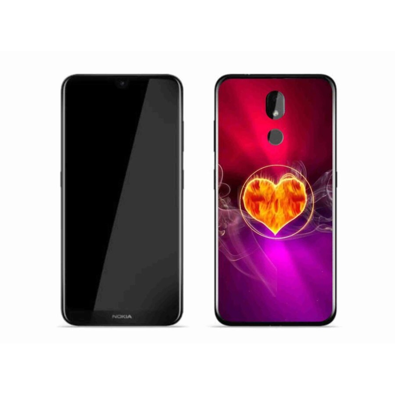 Zselés borítás mmCase a Nokia 3.2 készülékhez - tüzes szív