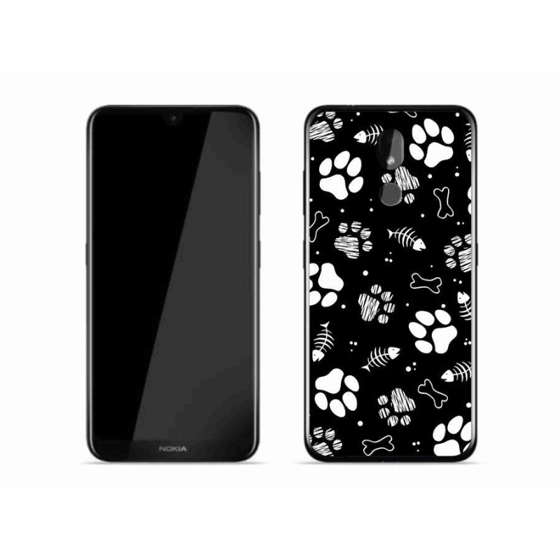 Gél borítás mmCase a Nokia 3.2 készülékhez - kutyamancsok