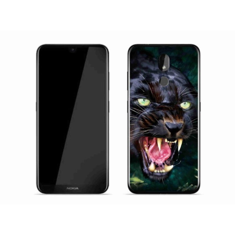 Zselés borítás mmCase a Nokia 3.2 készülékhez - dühös fekete párduc