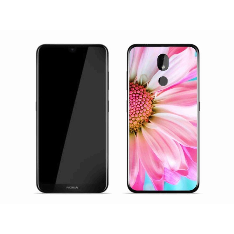 Zselés borítás mmCase Nokia 3.2 készülékhez - rózsaszín virág