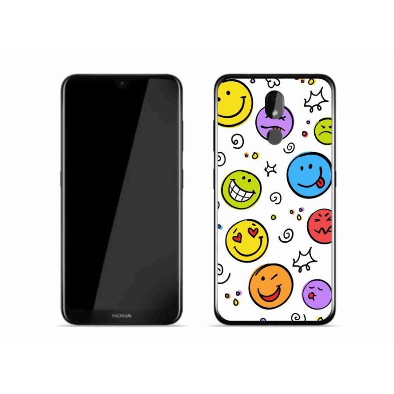 Zselés borítás mmCase a Nokia 3.2 készülékhez - smiley-k
