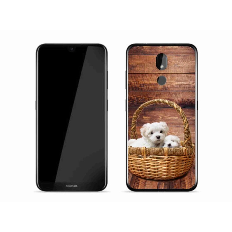 Zselés borítás mmCase a Nokia 3.2 készülékhez - kölyökkutyák