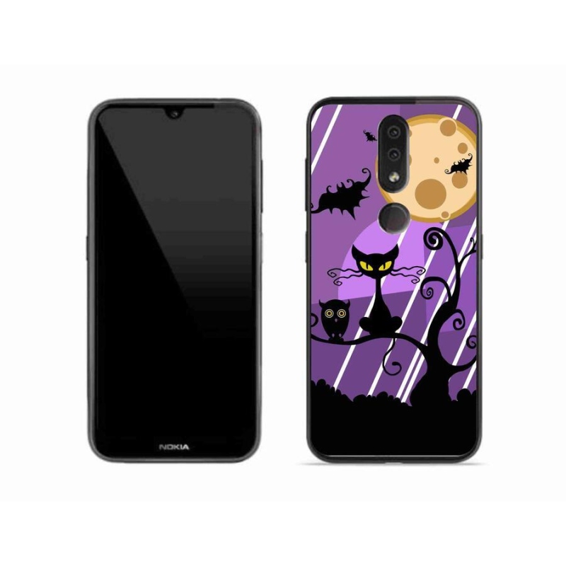 Zselés borító mmCase mobiltelefonhoz Nokia 4.2 - halloween