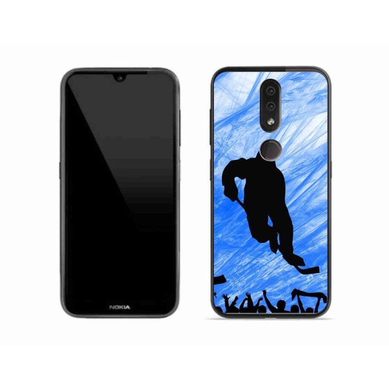 Zselés borítás mmCase mobiltelefonhoz Nokia 4.2 - hokijátékos