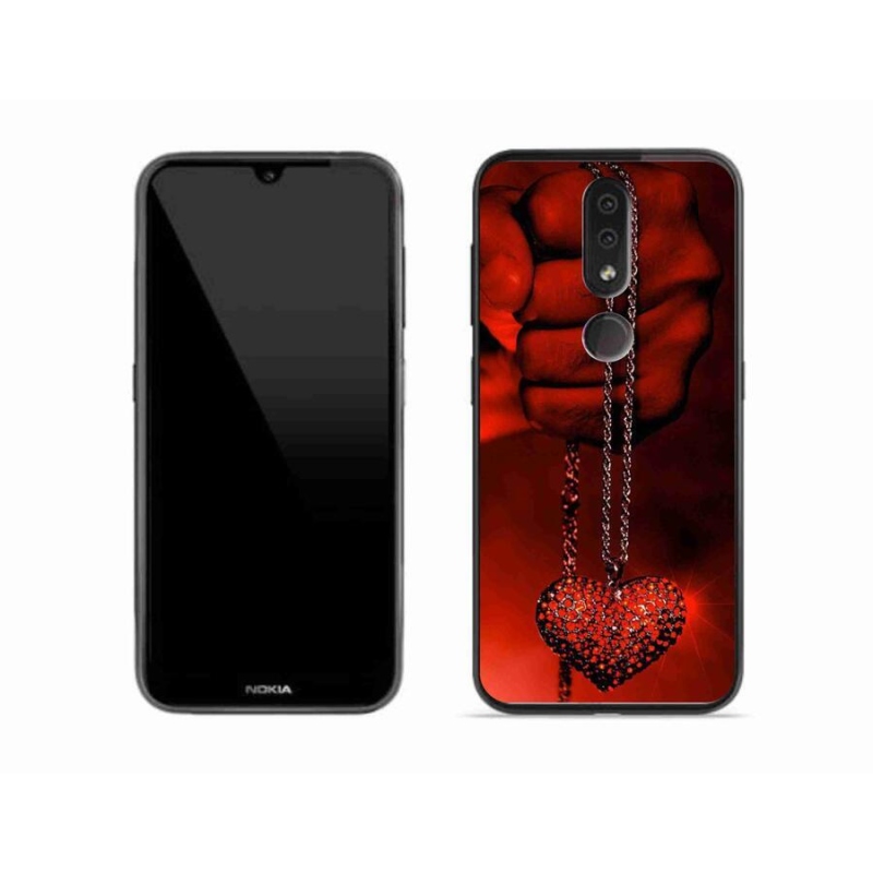 Zselés borítás mmCase a Nokia 4.2 készülékhez - nyaklánc