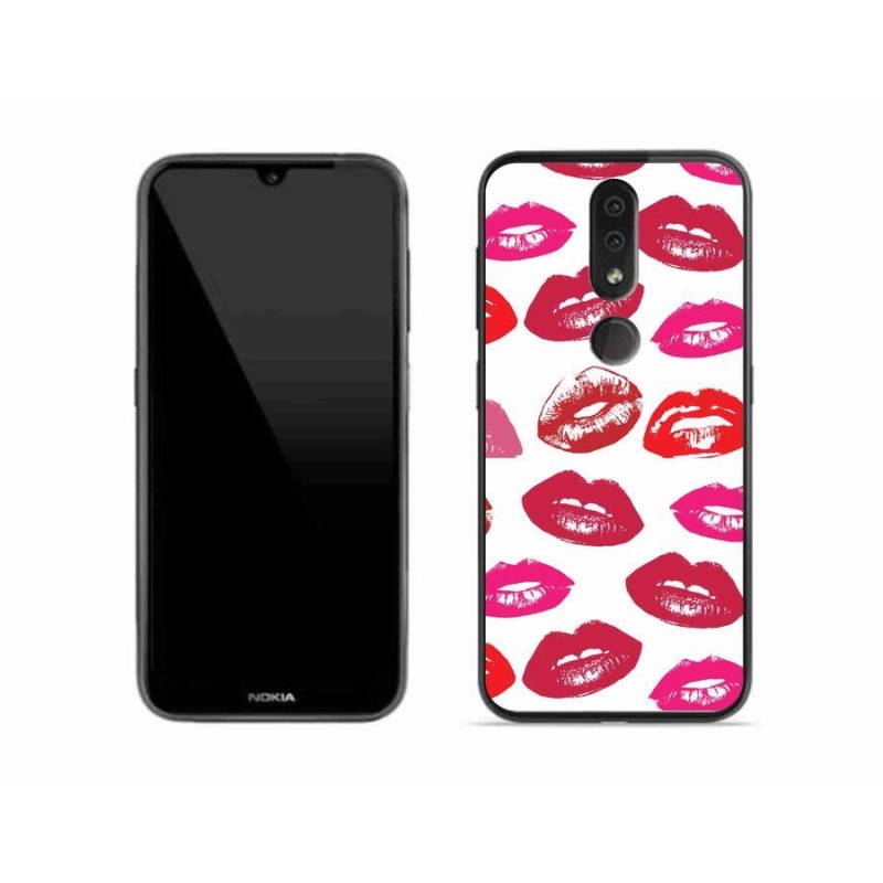 Zselés borítás mmCase a Nokia 4.2 készülékhez - ajkak