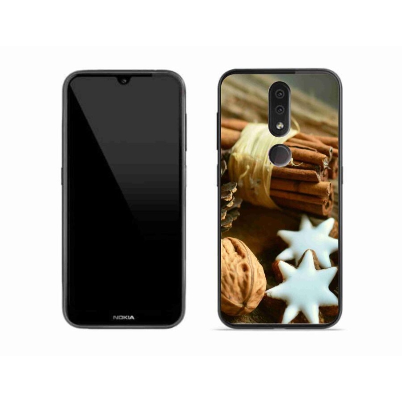 Zselés borítás mmCase a Nokia 4.2 készülékhez - fahéj és mézeskalács