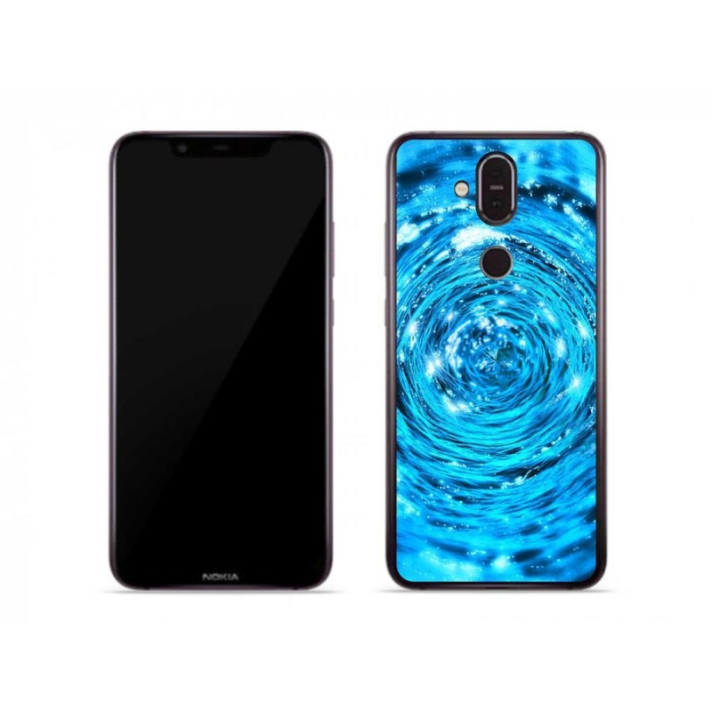 Zselés borítás mmCase a Nokia 7.1 Plus készülékhez - water vortex