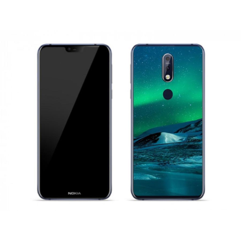 Zselés borítás mmCase a Nokia 7.1 készülékhez - sarki fény